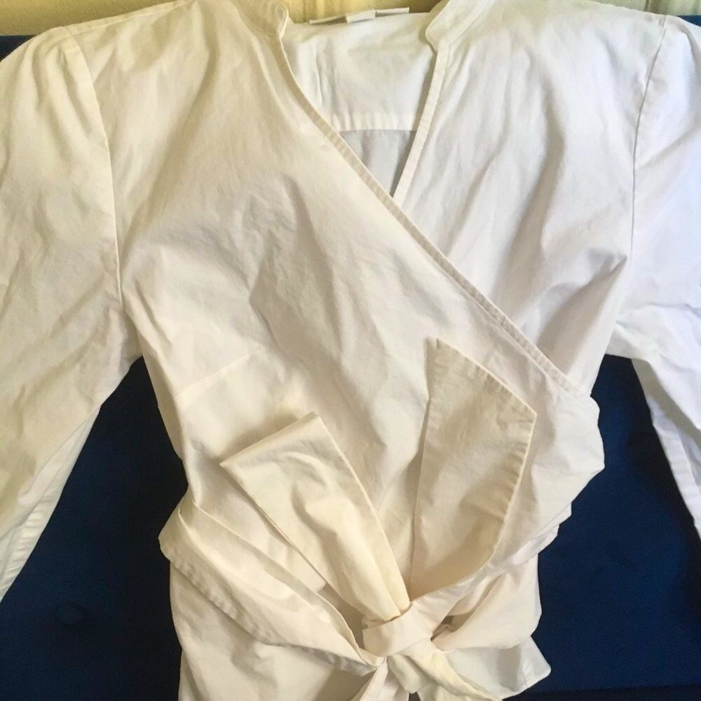 1901 White Poplin blouse